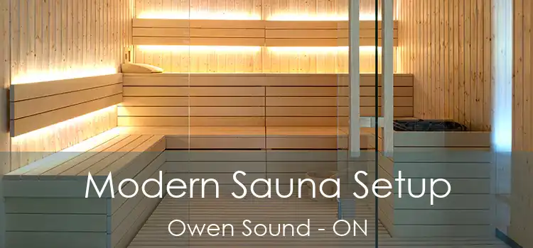  Modern Sauna Setup Owen Sound - ON