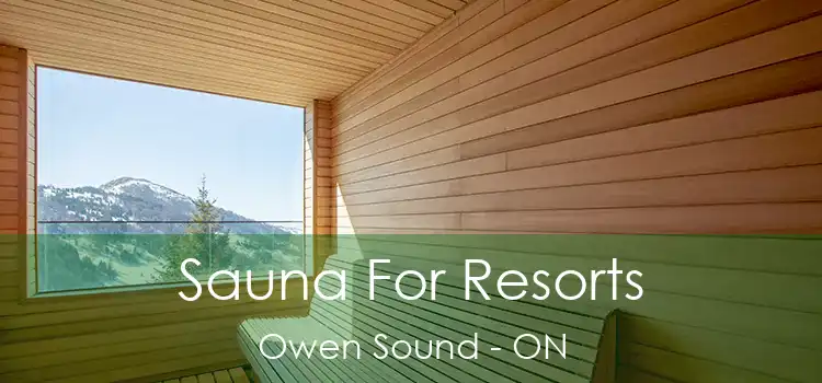  Sauna For Resorts Owen Sound - ON
