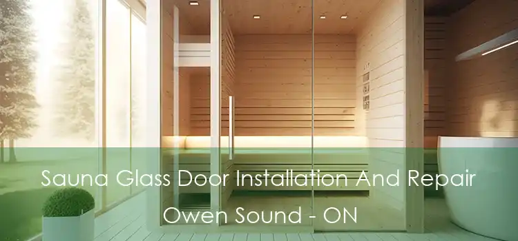  Sauna Glass Door Installation And Repair Owen Sound - ON