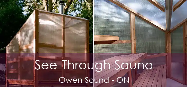  See-Through Sauna Owen Sound - ON