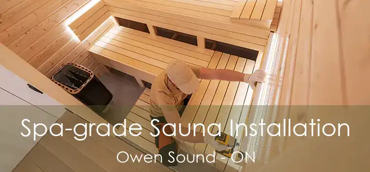  Spa-grade Sauna Installation Owen Sound - ON